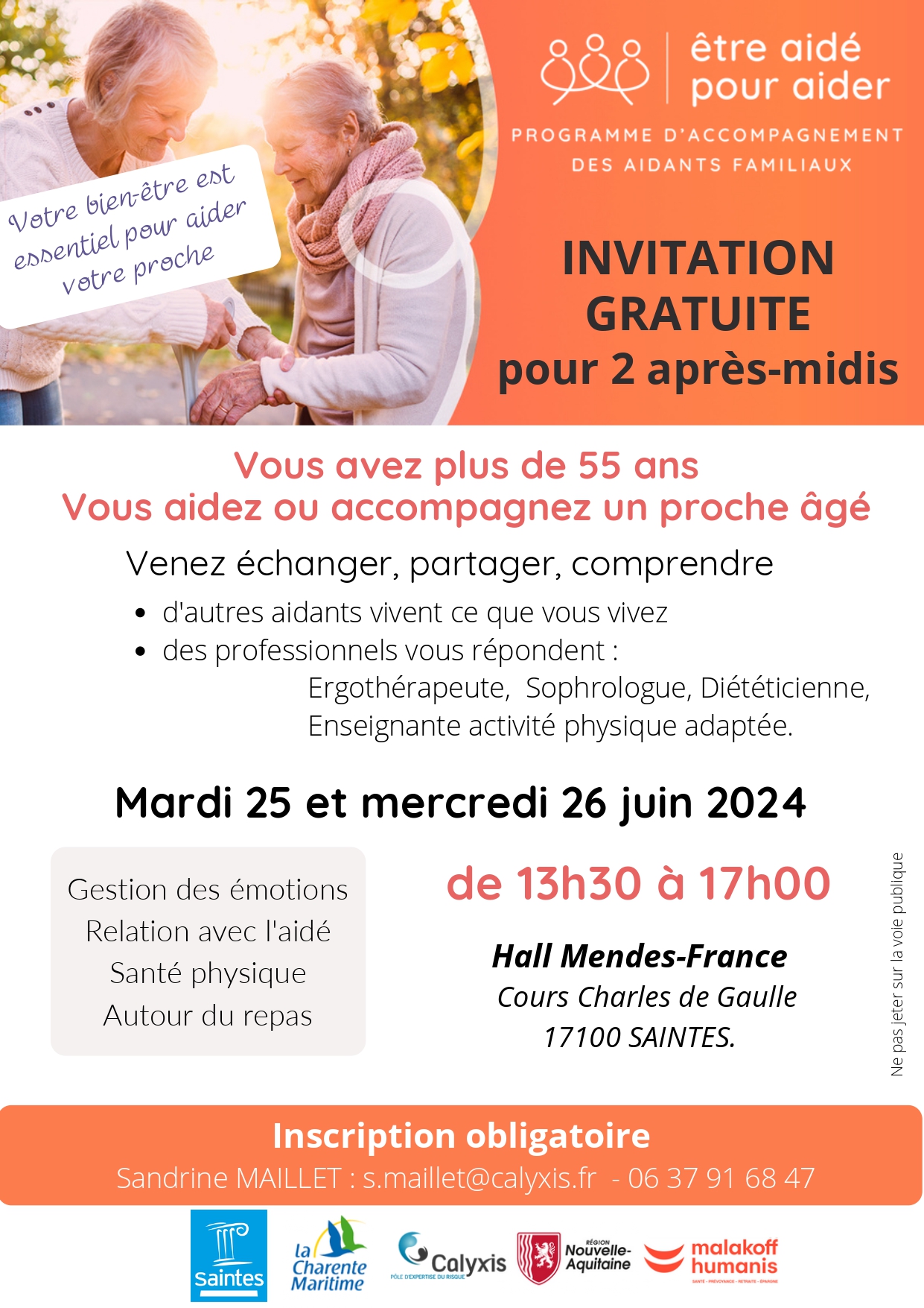 être aidé pour aider